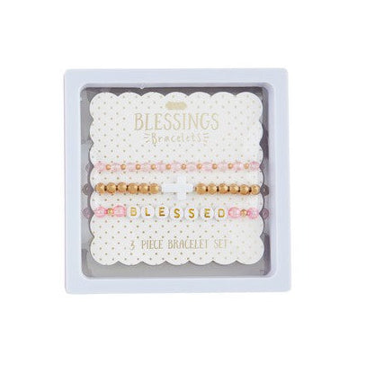 Mud Pie blessings bracelet set