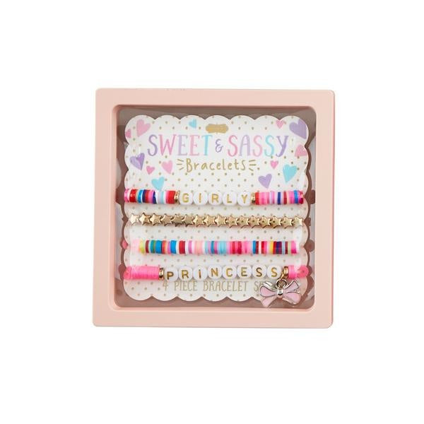 Mud Pie sweet and sassy bracelet sets