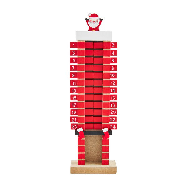 Mud Pie Santa chimney Advent
