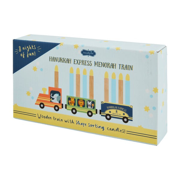 Mud Pie Hanukkah Express Menorah train