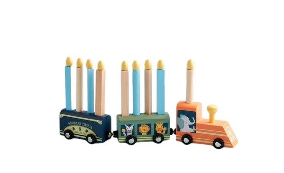 Mud Pie Hanukkah Express Menorah train