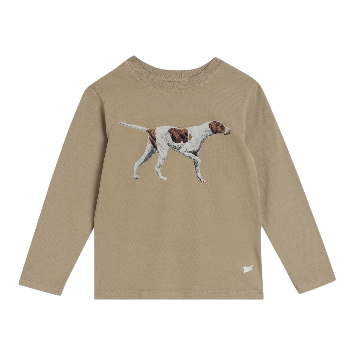 Pedal Organic Dog Tee L/S Khaki 35273 5208