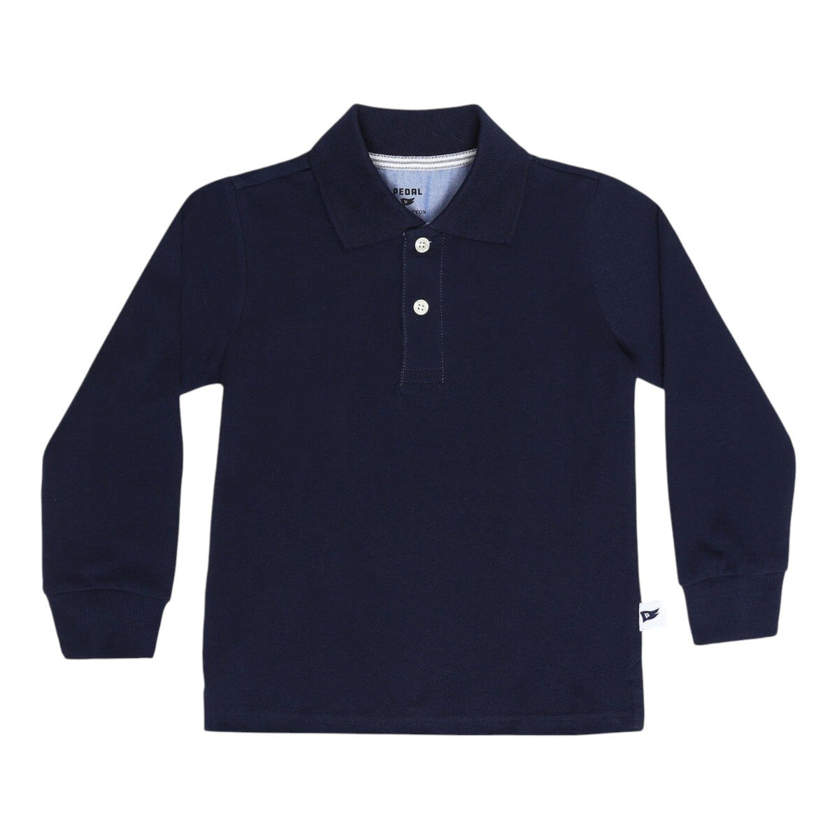 Pedal Navy Solid Polo L/S 30260 5208