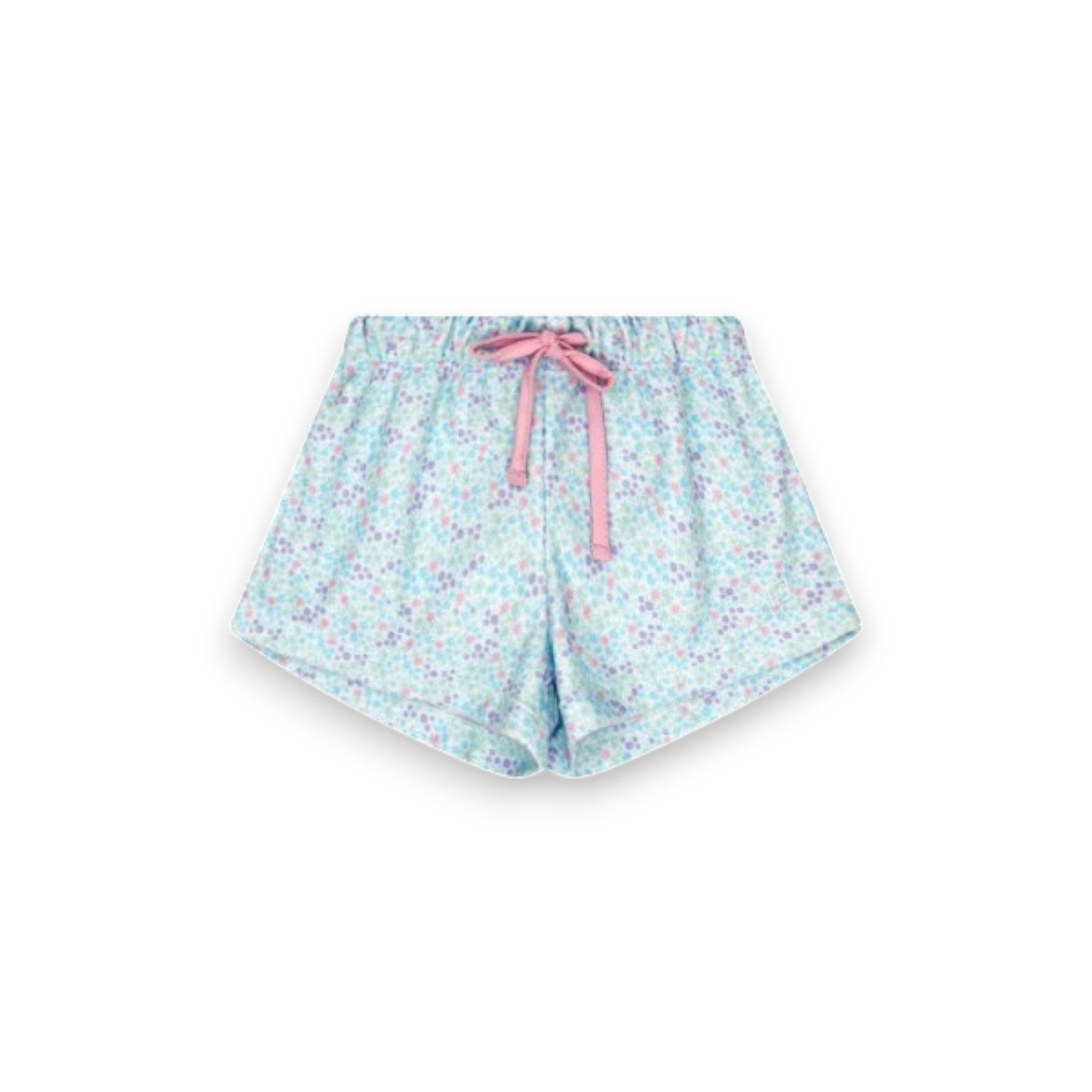 Set Athleisure Emily Short Frosted Floral, Cotton Candy Pink 5207