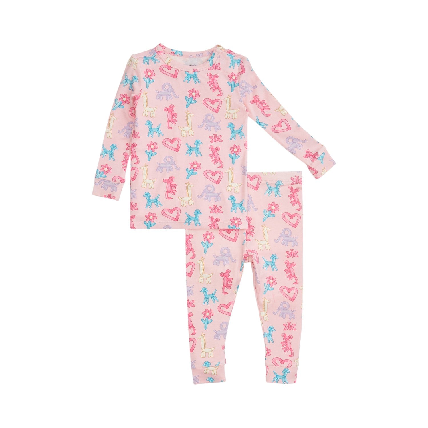 Magnetic Me Party Animals Glow In the Dark Modal L/S Pajama Set 5208