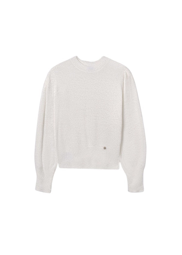 Mayoral White Sweater 7308 5208