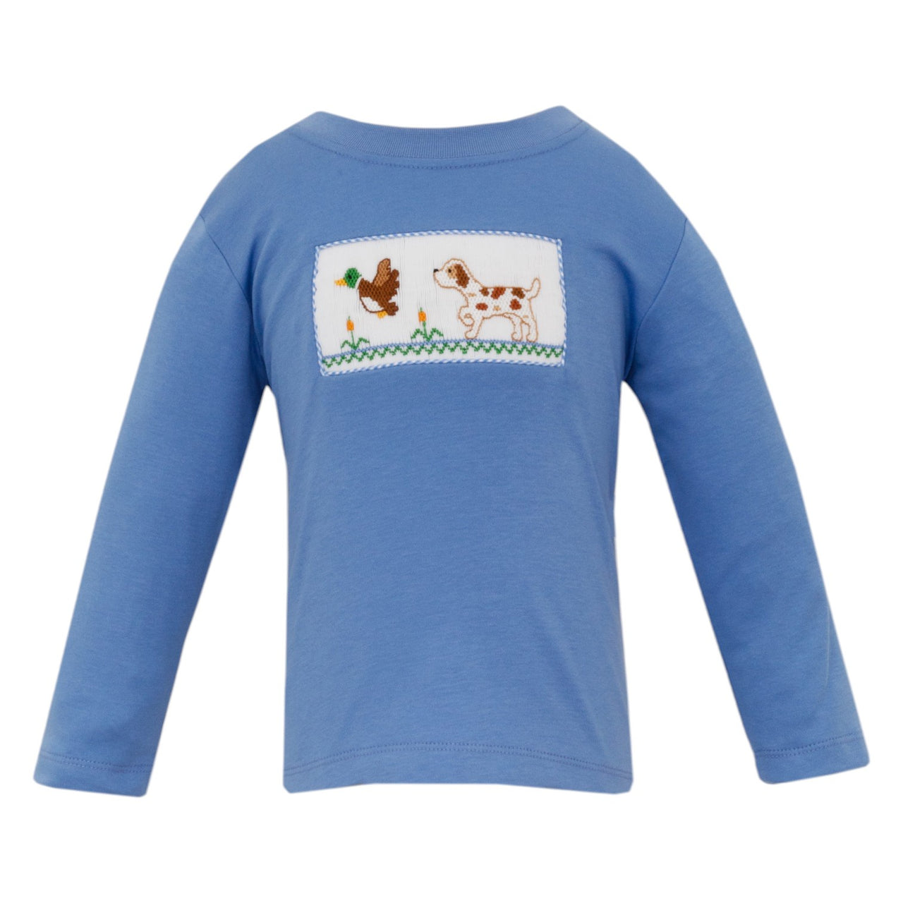 Anavini Mallard Periwinkle Blue Knit Boy's L/S T-Shirt 555PL-VF25 5208