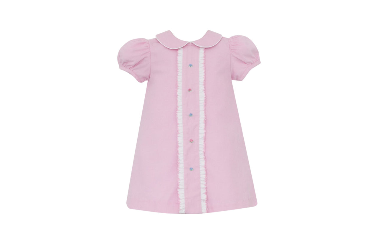 Petit Bebe Amelia Pink Corduroy A-Line Dress 5208