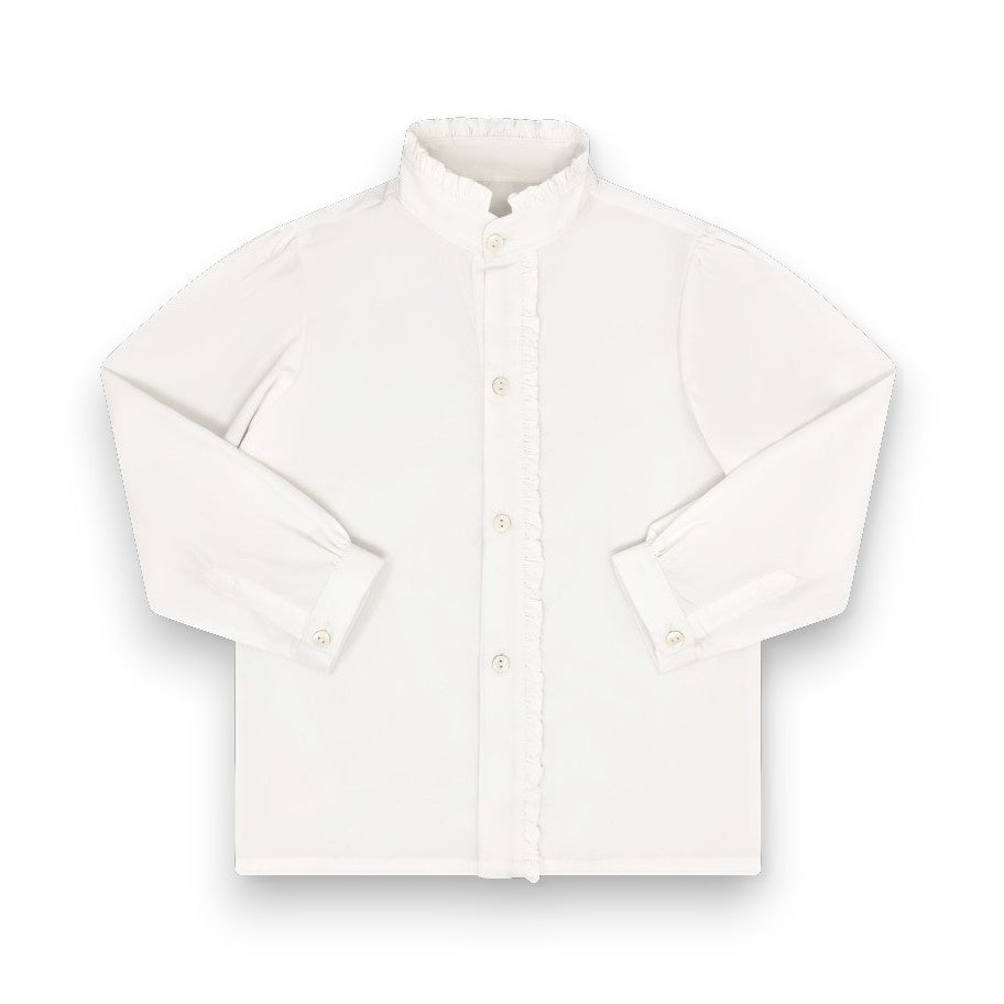 Set Proper Polly Polo Long Sleeve Blessings White 5209