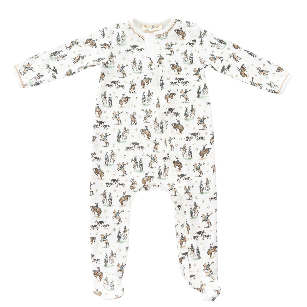 Magnolia Baby Wild West Zipper Footie 2165LA-423 5202