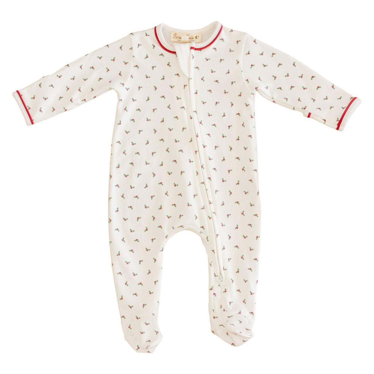 Magnolia Baby Winter Berries Zipper Footie IV 2312LA-423P 5211