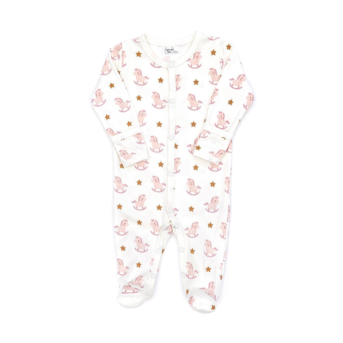 Tun Tun  Pony Snaps Footie AB001