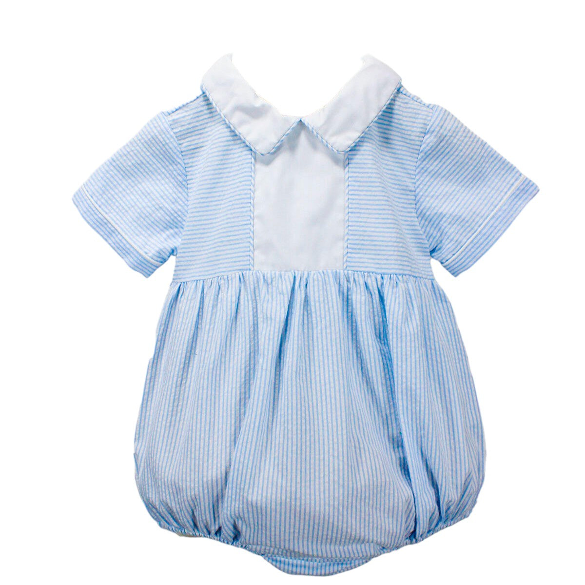 Charming Little One Soft Blue Stripe Emmanuel Bubble 5102