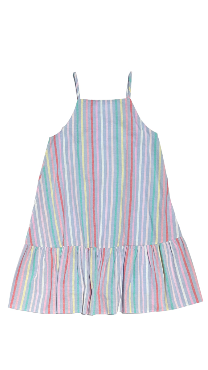 Pleat Lydia Dress Sorbet Stripe 5101
