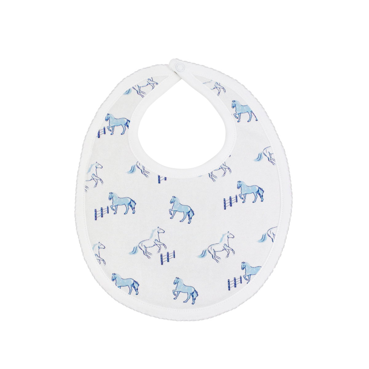 Lyda Baby Running Horses Bib 5101