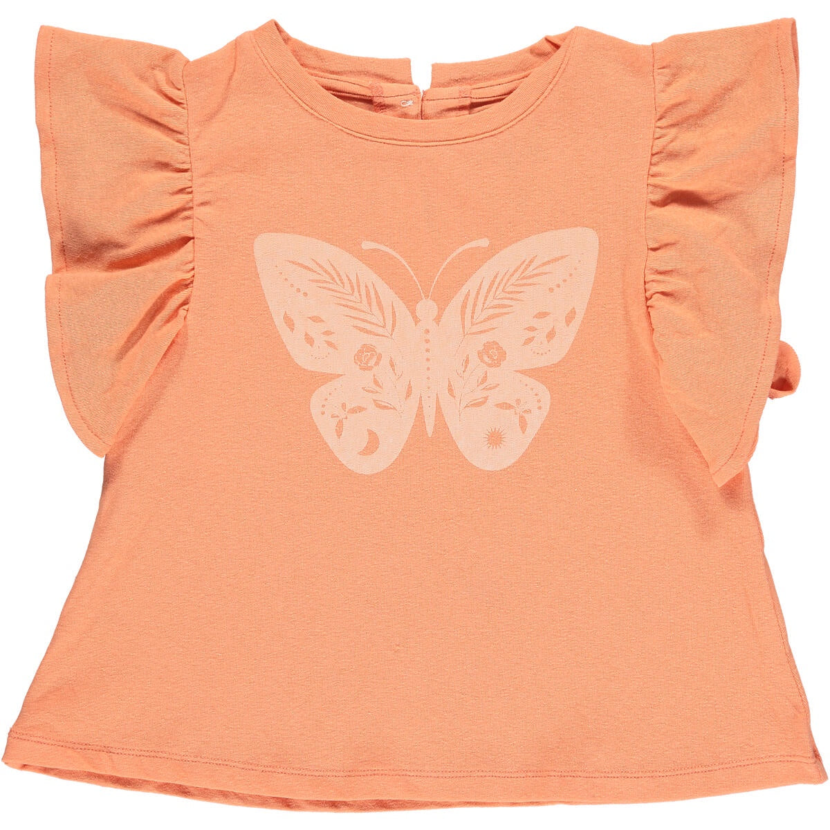 Vignette Sutton T-Shirt Block Print Butterfly V1081 5102