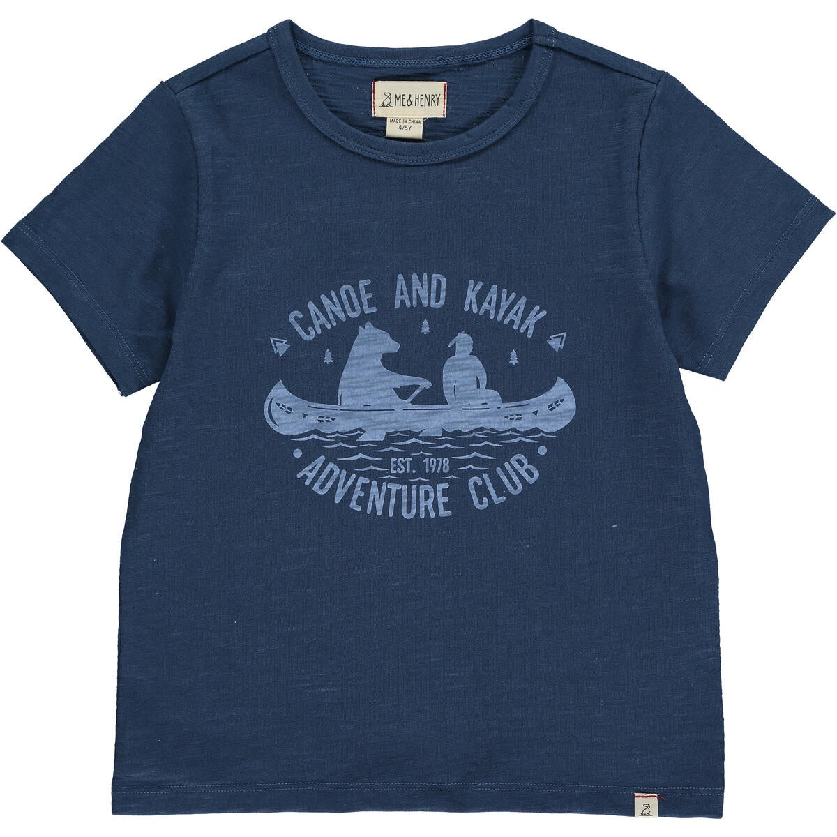 Me & Henry Falmouth Navy Adventure Camp T-Shirt HB1279b 5101