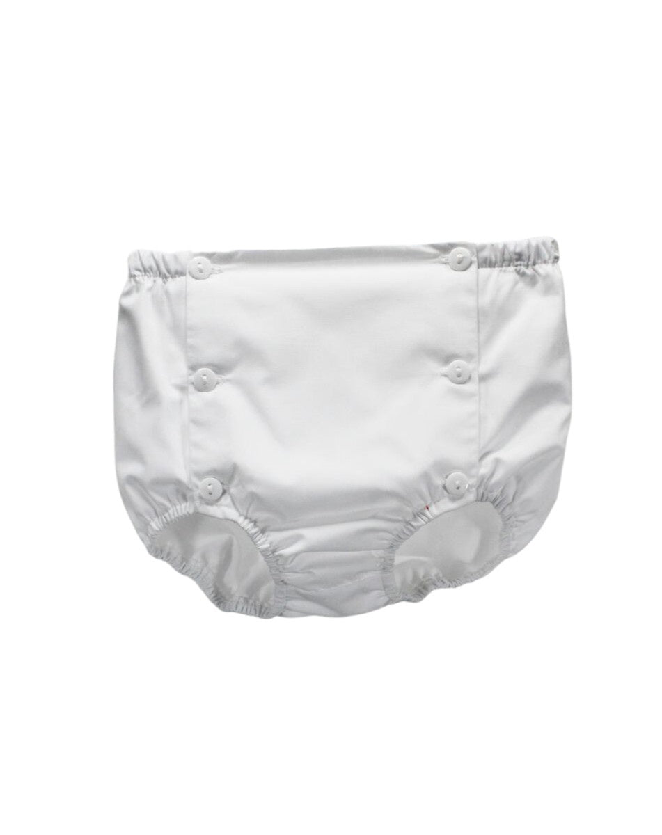 Baby Blessings White Boy's Diaper Cover BB1022 5102