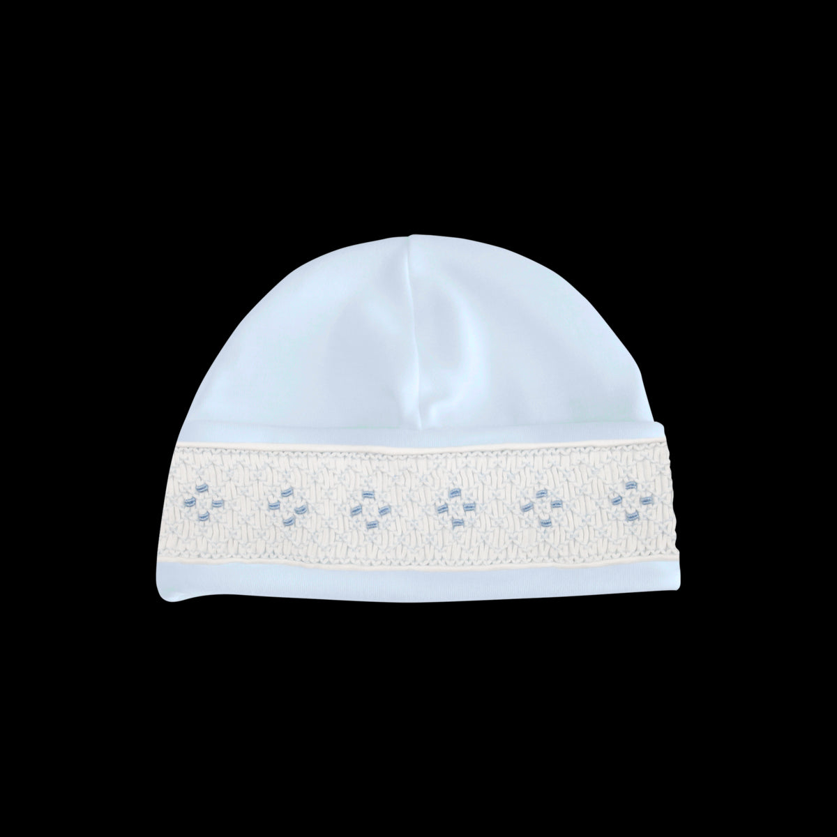 Lyda Baby Smock Cotton Collection Hat Light Blue PM07SK-7189B 5101
