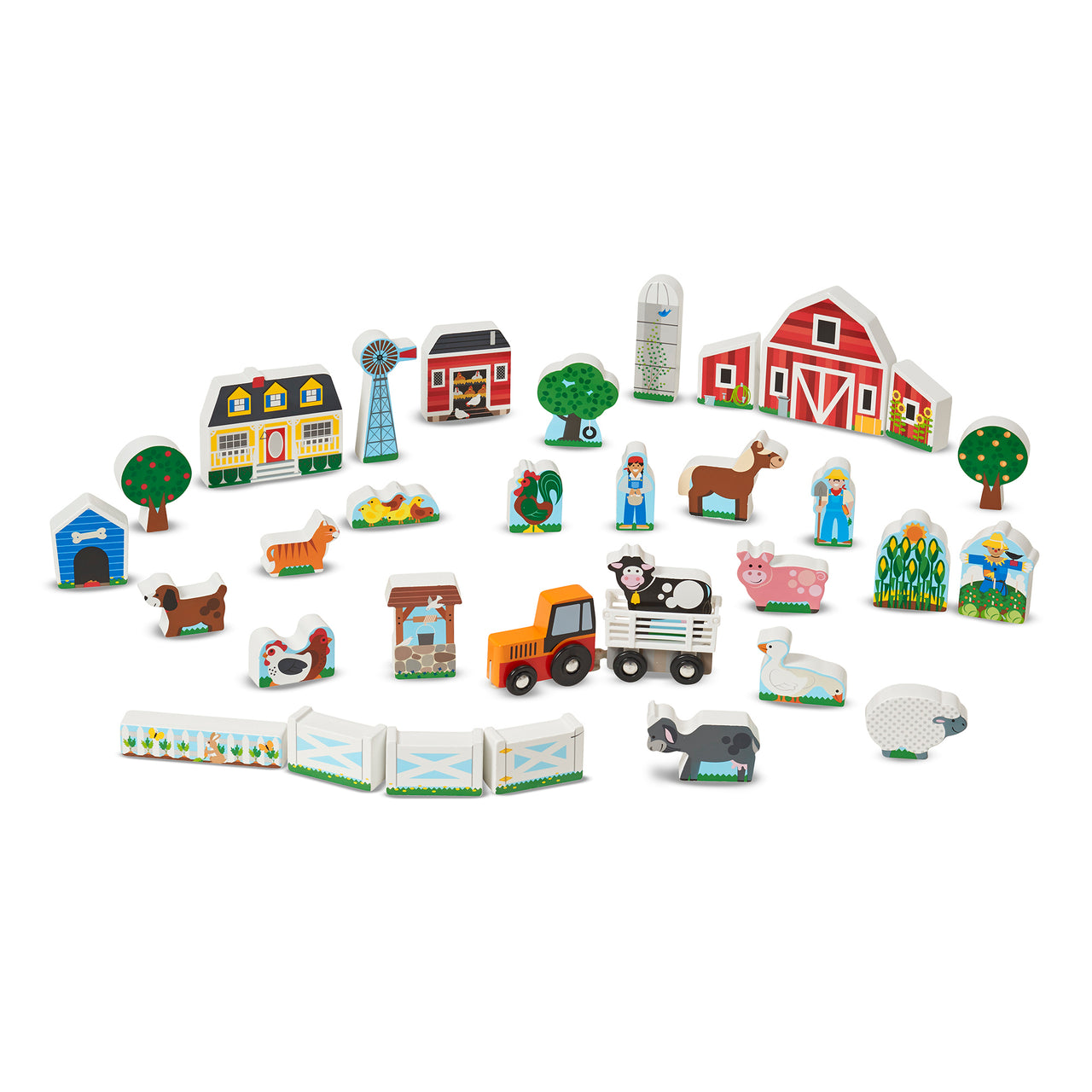Melissa & Doug farm and tractor play set