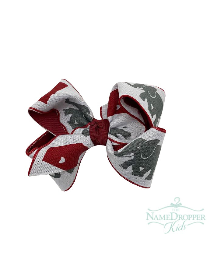 Beyond Creations Layered Alabama Elephant Bow