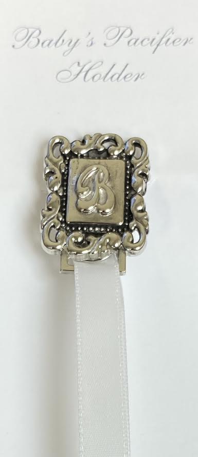 Collectables Initial Pacifier Holder