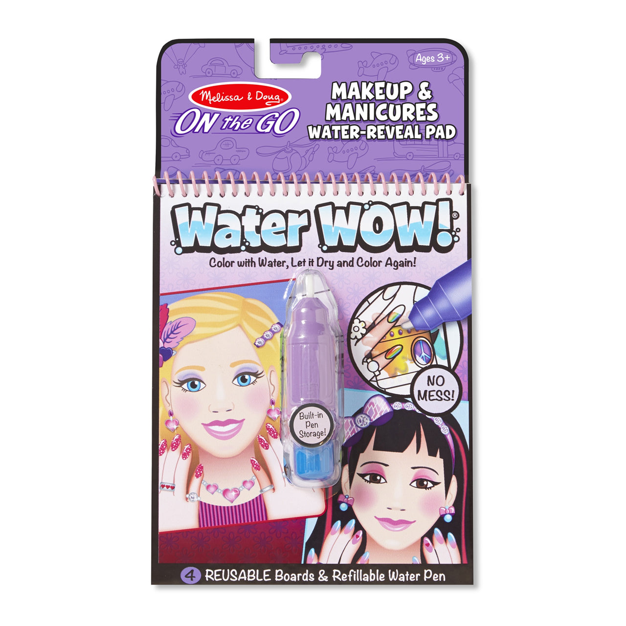 Melissa & Doug Water Wow Makeup and Manicure Water-Reveal Pad