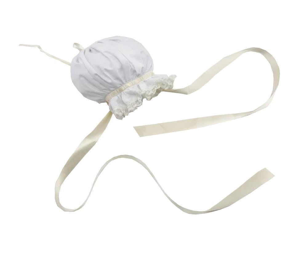 Treasured Memories Bonnet w/Lace & Ribbon 5003