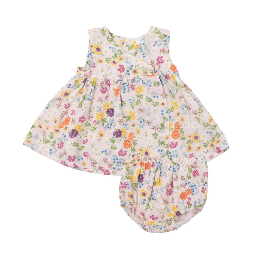 Angel Dear Kimono Dress & Bloomer Cheery Mix Floral 5102