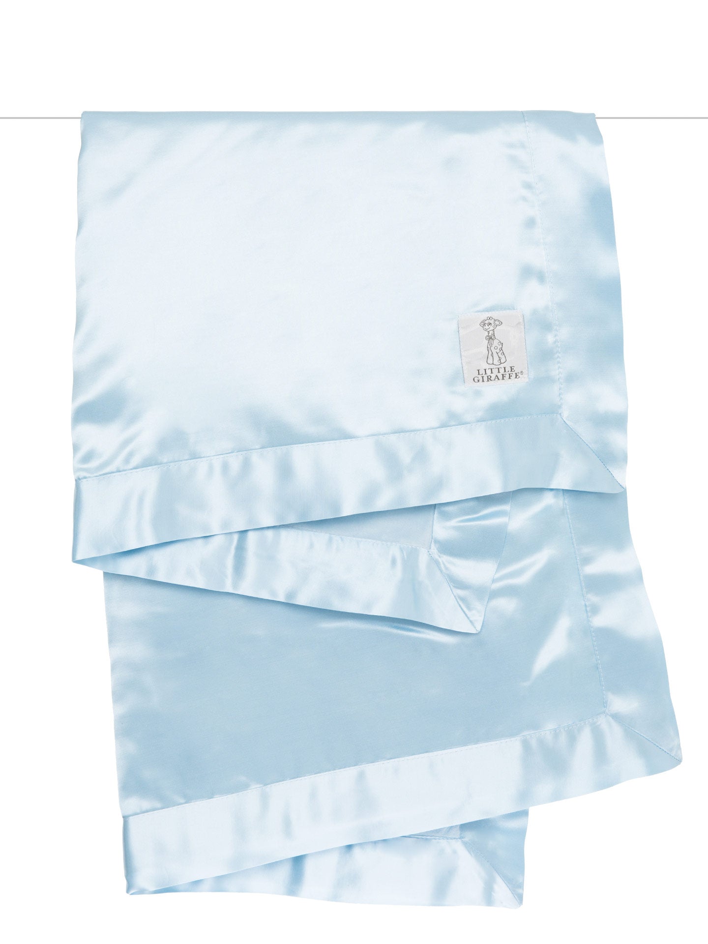 Little giraffe blue discount blanket