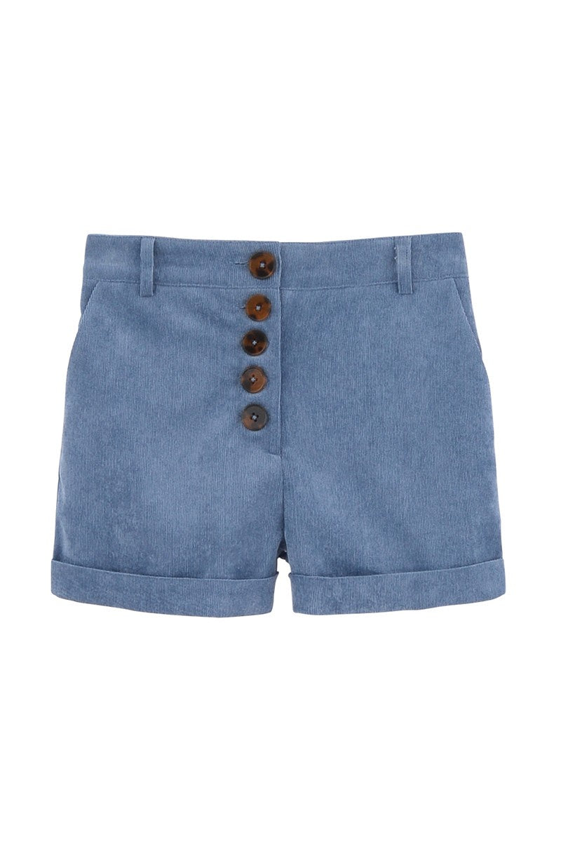 Mini Molly Girls Woven Shorts Denim Blue MMT1323ANH22