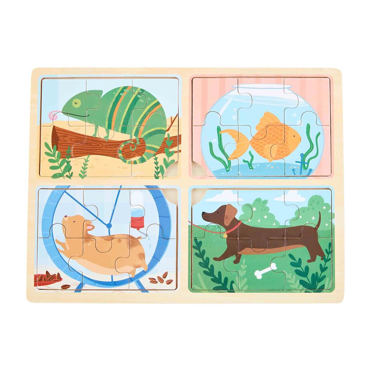 Mud Pie 4 in 1 Puzzles