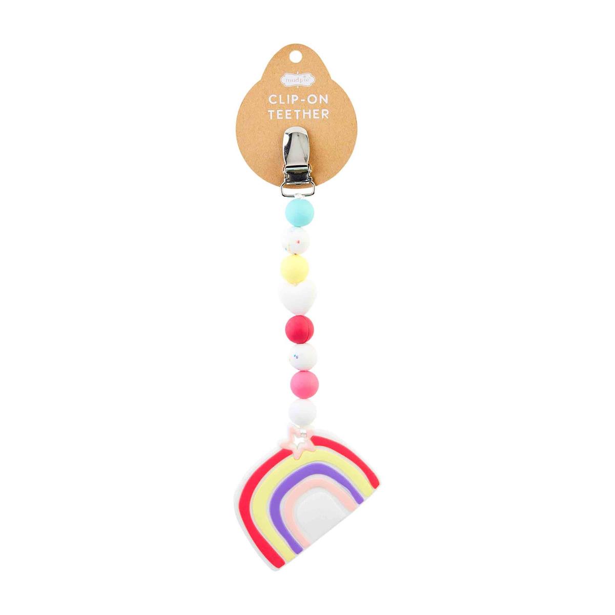 Mud Pie Clip-On Silicone Teether