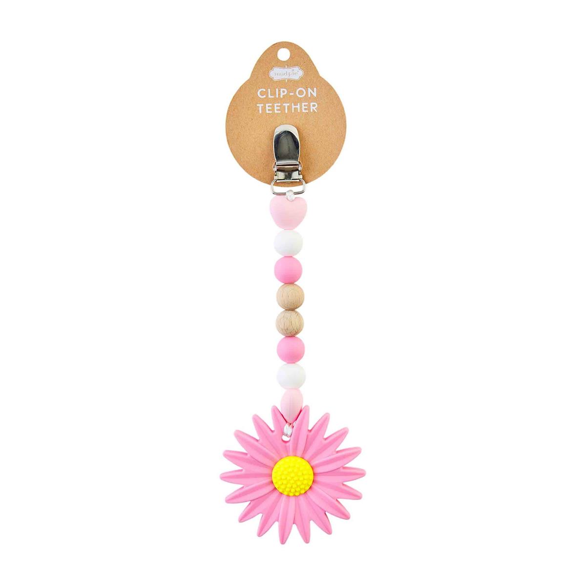 Mud Pie Clip-On Silicone Teether