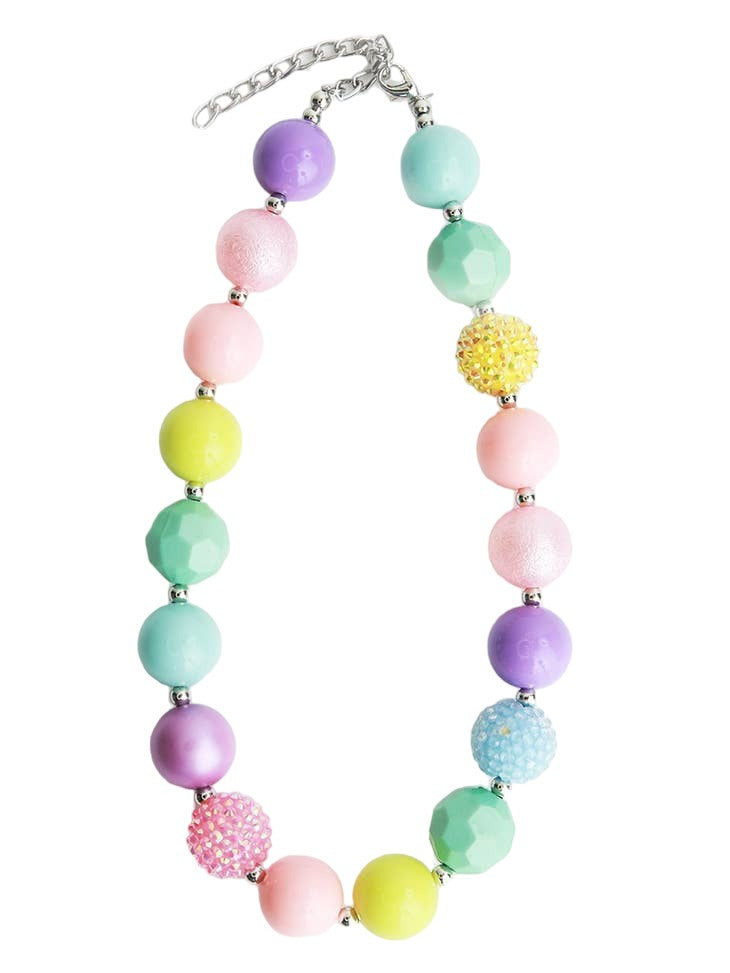Sparkle Sisters Pastel Beaded Necklace