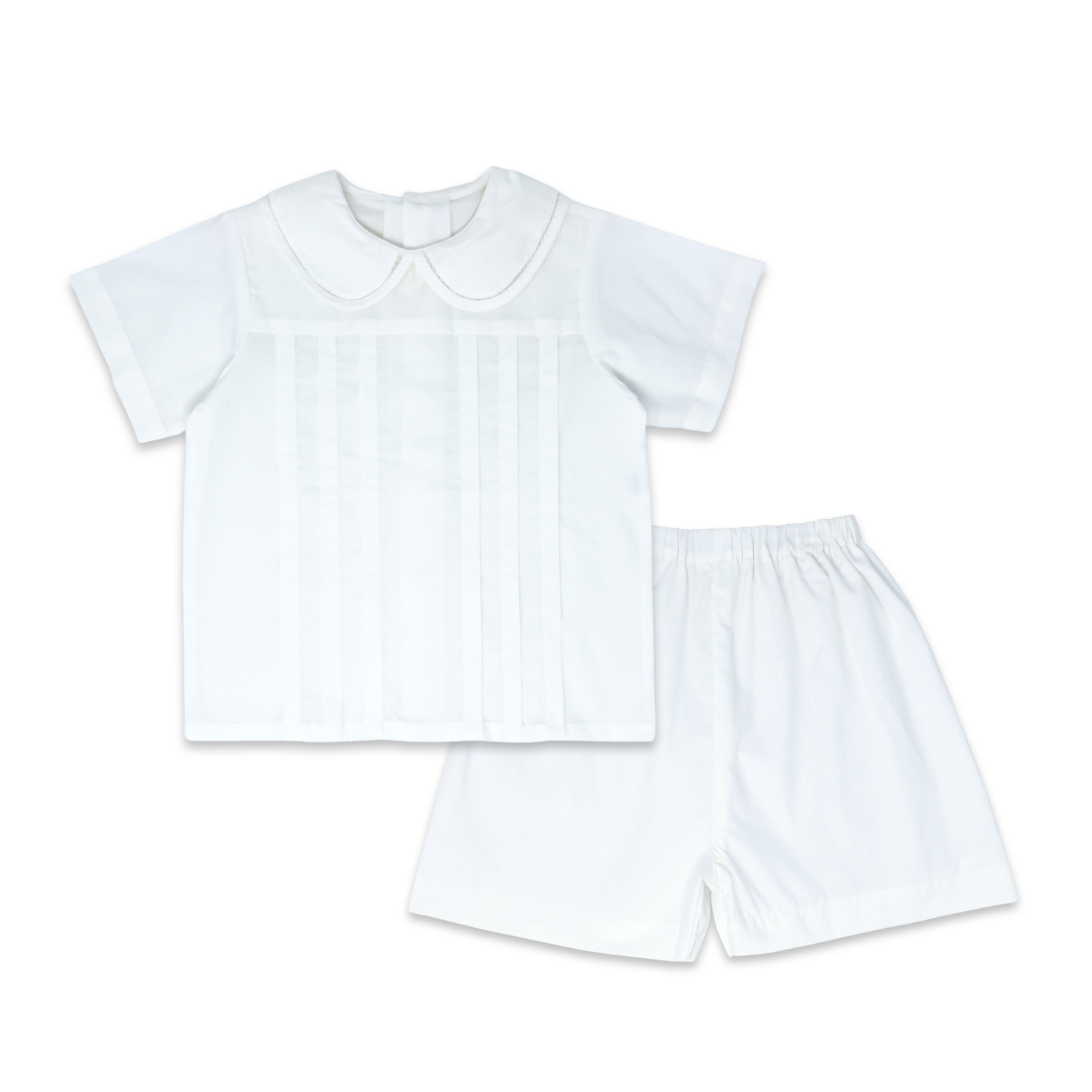 Lullaby Set Andrew Short Set Blessings White Batiste J-BSE909CF001 5012
