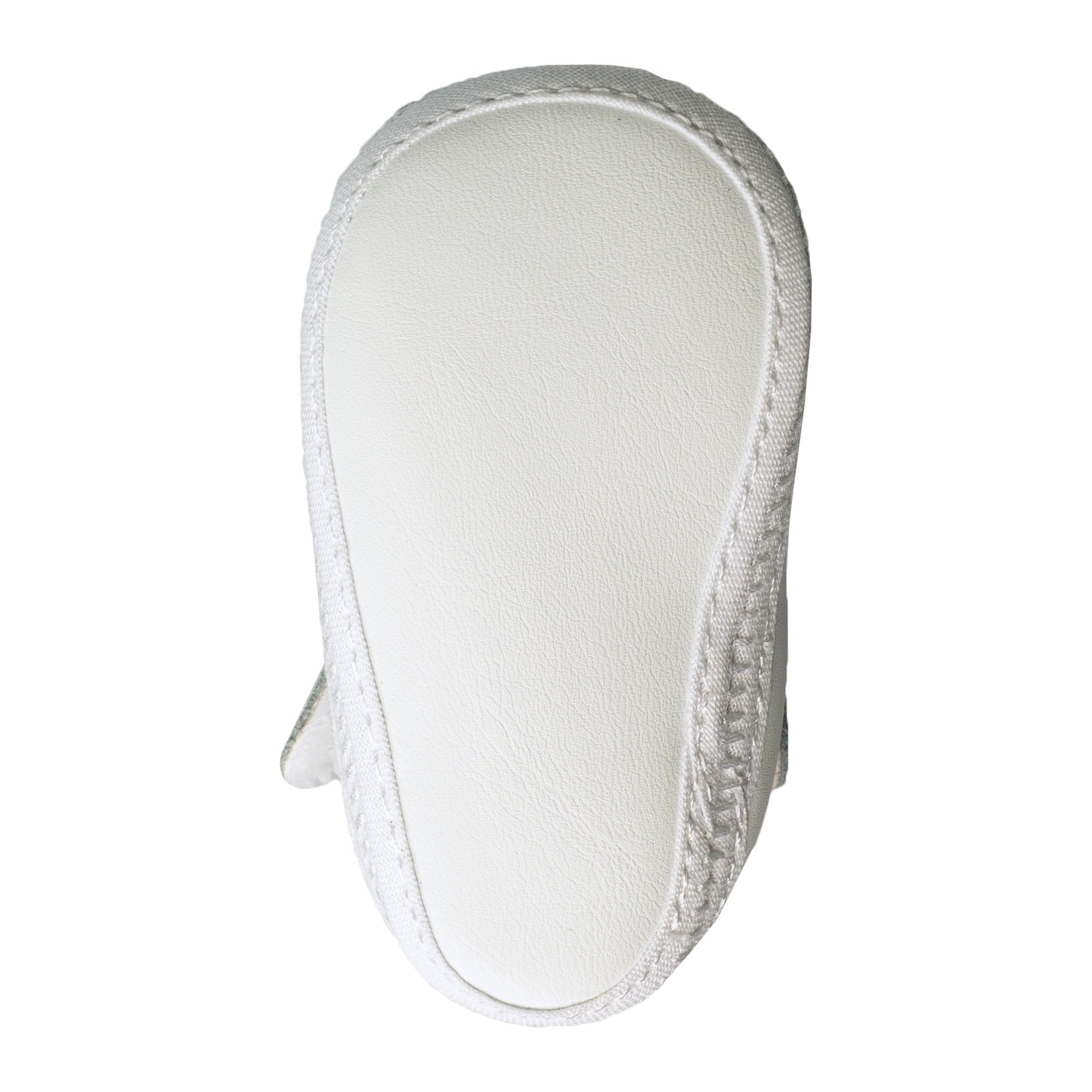 Baby Deer Kennedy Infant White Leather T-Straps 1820