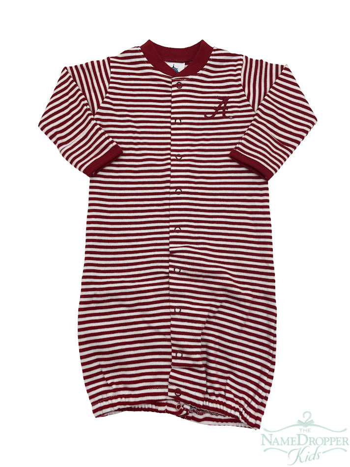 Creative Knitwear 462 Striped Convertible Gown 0-3m