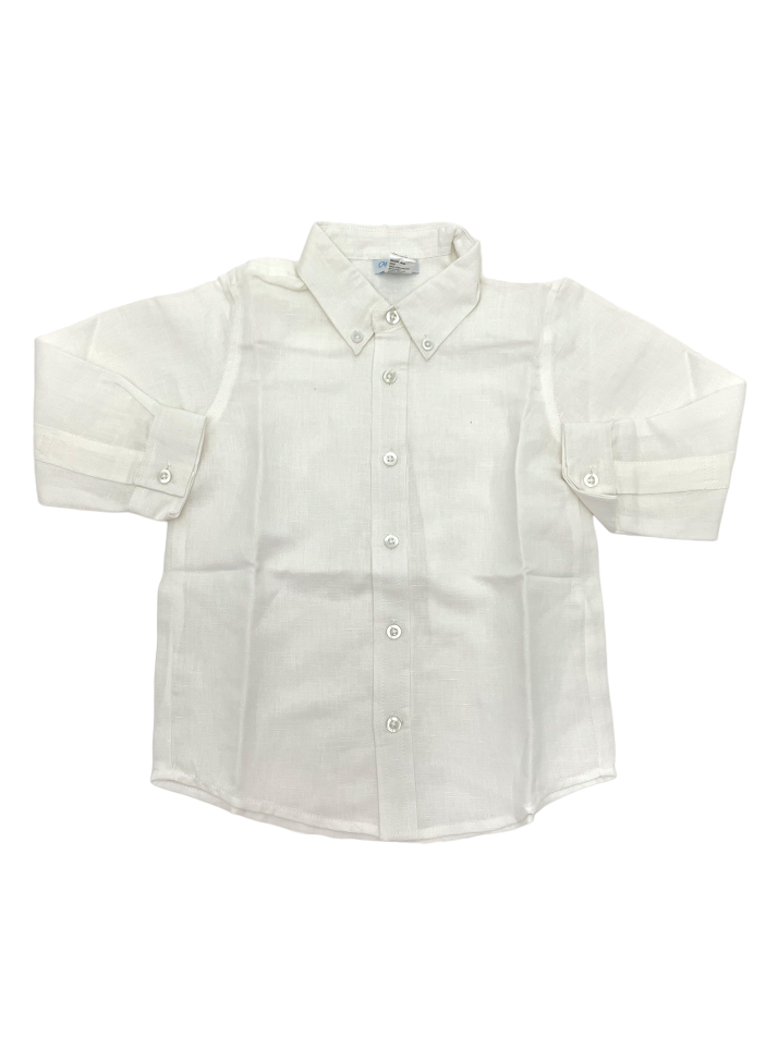 Lulu Bebe Linen L/S Button Down Shirt Michael-LS