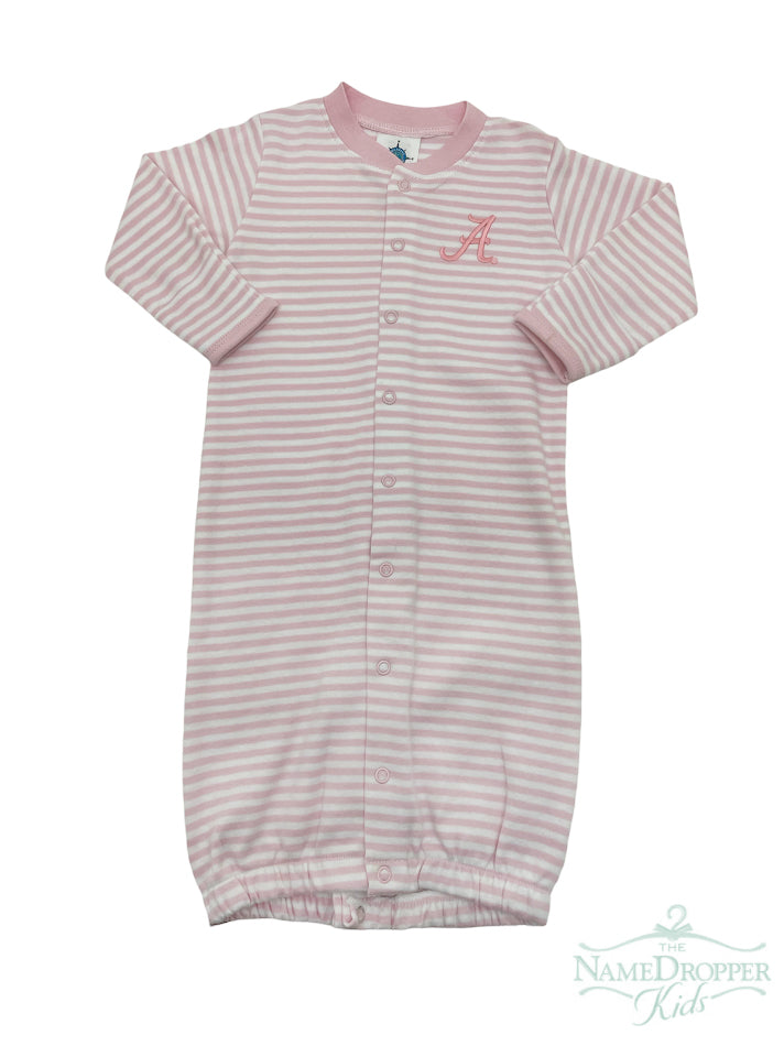 Creative Knitwear 462 Striped Convertible Gown 0-3m