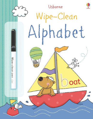 Usborne wipe clean alphabet