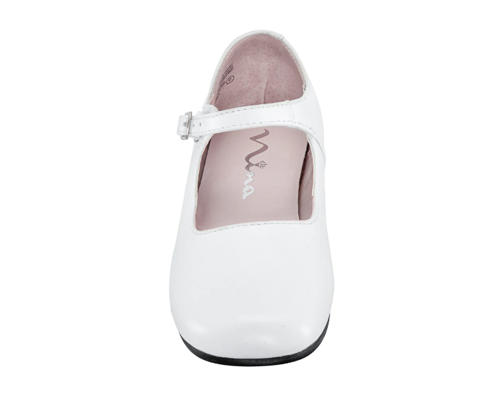 Nina Bonnett White Leather