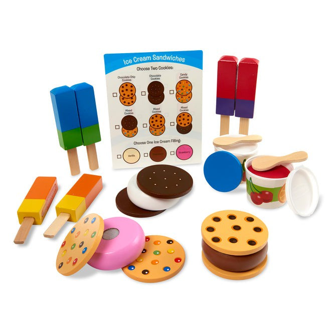 Melissa & Doug Wooden Frozen Treats Play Set