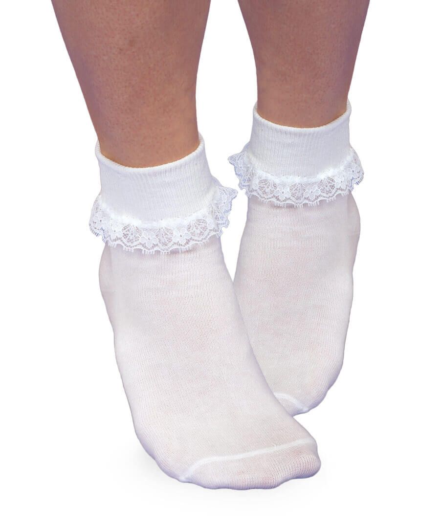 Jefferies  Smooth Toe Simplicity Lace Socks 1 Pair 2171