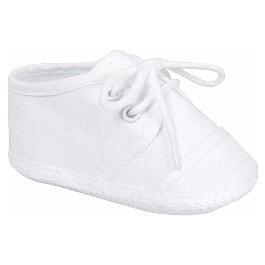 Baby Deer Taylor Infant White Lace-Up Oxfords 2150