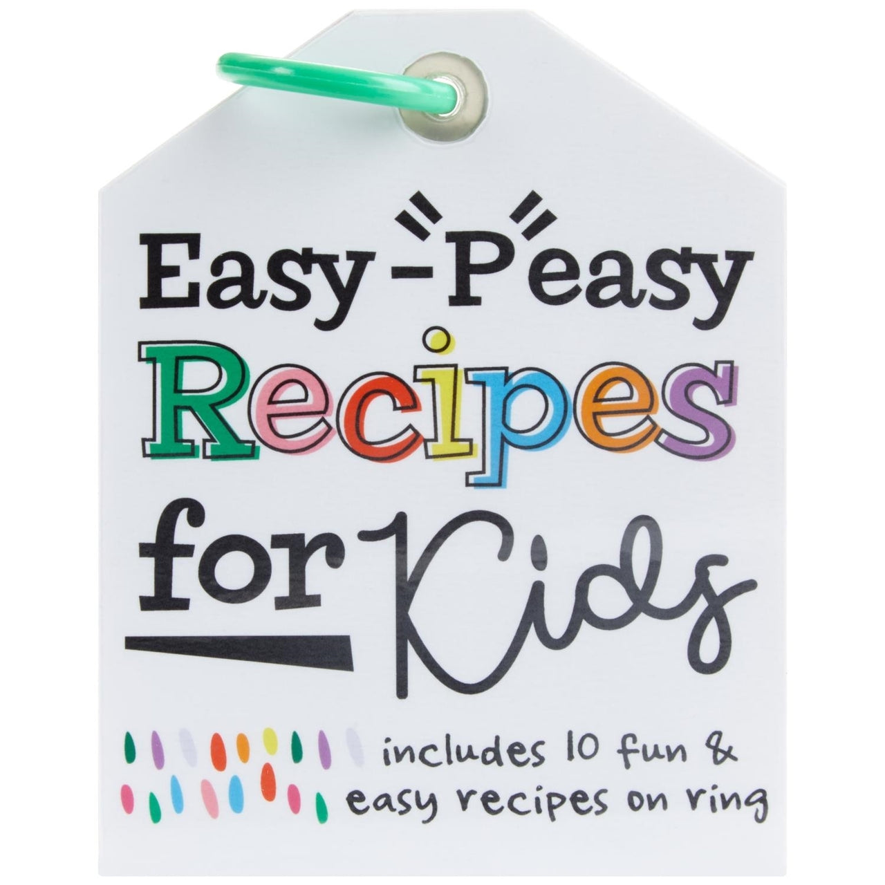 C.R. Gibson Little Chef's Easy-Peasy Recipe Card Ring BKRC-24942