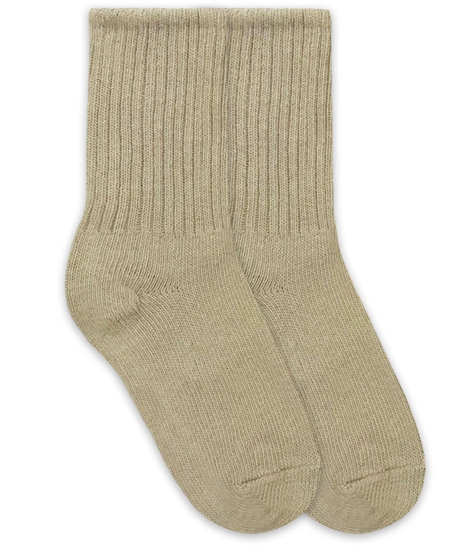 Jefferies School Uniform Rib Crew Socks 1 Pair 8016