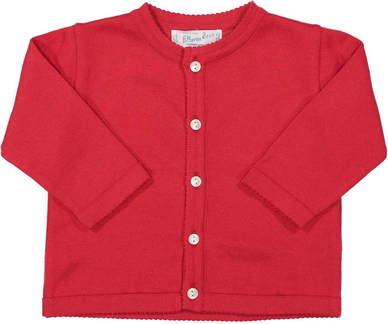 Feltman Brothers Classic Knit Cardigan Red 4507-R 5007