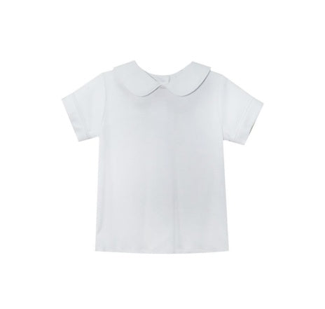 Name Dropper PL Basic Boy PP Round Collar shirt Woven Pipe Woven Short Sleeve ZBF20-SPCBBASS-WWPH