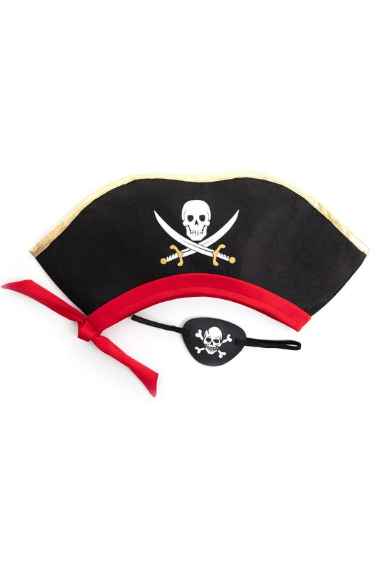 Little Adventures Deluxe Pirate Hat & Eye Patch